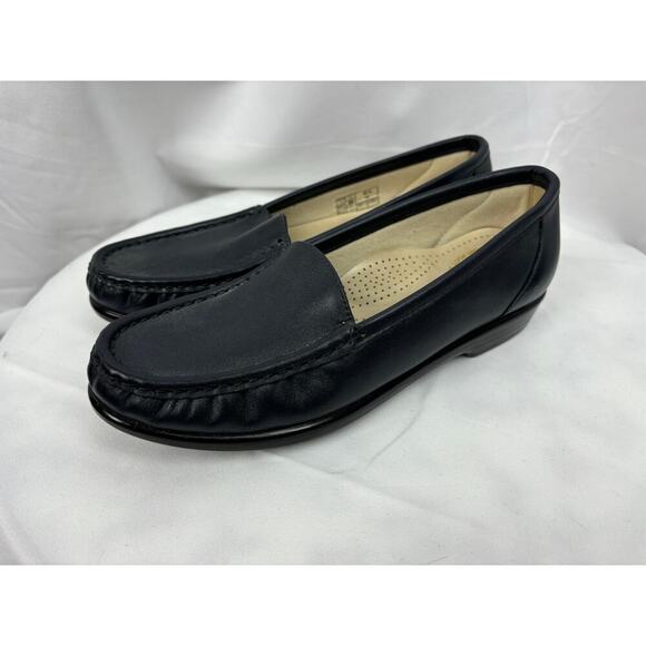 SAS Women's Simplify Leather Slip On Loafers, Size 6.5 M Made In USA - Picture 1 of 10